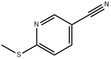 3-Pyridinecarbonitrile,6-(methylthio)-(9CI) 구조식 이미지