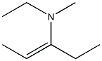 2-Penten-3-amine,N-ethyl-N-methyl-(9CI) Structure