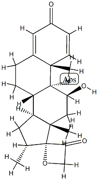 dexamethasone oxetanone Structure