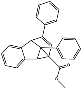 6b,6c-디히드로-1,6c-디페닐벤조[a]시클로프로파[cd]펜탈렌-2a(2bH)-카르복실산메틸에스테르 구조식 이미지