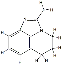 4H-Imidazo[4,5,1-ij]quinolin-2-amine,5,6-dihydro-(9CI) 구조식 이미지