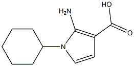 1H-Pyrrole-3-carboxylicacid,2-amino-1-cyclohexyl-(9CI) 구조식 이미지