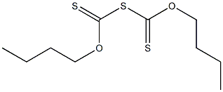 Bis(thiocarbonic acid O-butyl)thioanhydride Structure