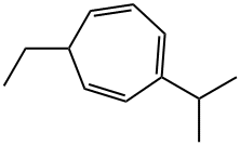 1,3,5-Cycloheptatriene,7-ethyl-3-(1-methylethyl)-(9CI) 구조식 이미지