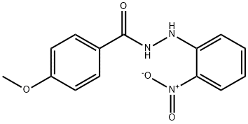 4-methoxy-N'-(2-nitrophenyl)benzohydrazide Structure