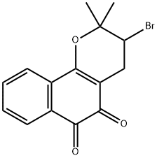 3-bromo-beta-lapachone Structure