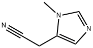 1H-Imidazole-5-acetonitrile,1-methyl-(9CI) Structure