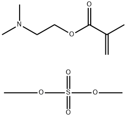 2-프로펜산,2-메틸-,2-(디메틸아미노)에틸에스테르,호모폴리머,화합물.황산디메틸과함께 구조식 이미지