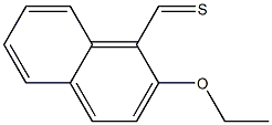 1-나프탈렌카르보티오알데히드,2-에톡시-(9CI) 구조식 이미지