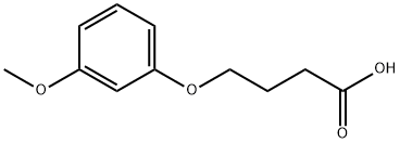 4-(3-methoxyphenoxy)butanoic acid 구조식 이미지