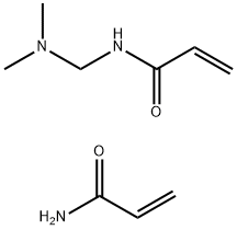 2-Propenamide, N-(dimethylamino)methyl-, polymer with 2-propenamide Structure