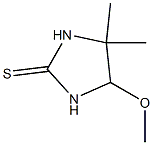 2-Imidazolidinethione,5-methoxy-4,4-dimethyl-(9CI) Structure