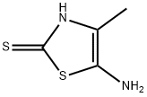 2(3H)-Thiazolethione,5-amino-4-methyl-(9CI) 구조식 이미지