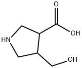 3-피롤리딘카르복실산,4-(히드록시메틸)-(9CI) 구조식 이미지
