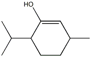 1-Cyclohexen-1-ol,3-methyl-6-(1-methylethyl)-(9CI) Structure