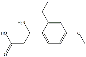Benzenepropanoic acid, ba-amino-2-ethyl-4-methoxy- (9CI) Structure