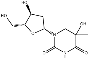 thymidine C5-hydrate Structure