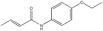 2-Butenamide,N-(4-ethoxyphenyl)-(9CI) Structure