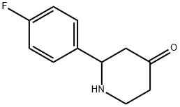 2-(4-fluorophenyl)piperidin-4-one Structure