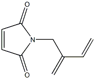 1H-Pyrrole-2,5-dione,1-(2-methylene-3-butenyl)-(9CI) 구조식 이미지