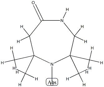 1H-1,4-Diazepin-1-yloxy,hexahydro-2,2,7,7-tetramethyl-5-oxo-(7CI,9CI) 구조식 이미지