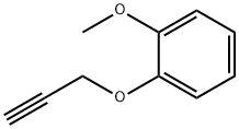 1-METHOXY-2-(PROP-2-YN-1-YLOXY)BENZENE(WXC08368) 구조식 이미지