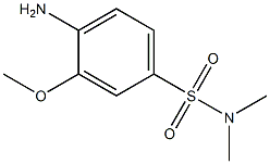 o-아니시딘-5-설폰산N-디메틸아미드(NH2=1) 구조식 이미지