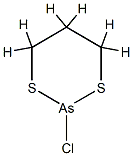 2-Chloro-1,3,2-dithiarsenane Structure