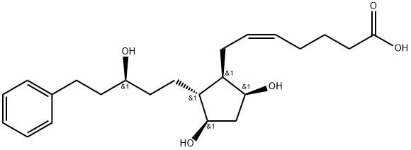 (15S)-Latanoprost Acid Structure
