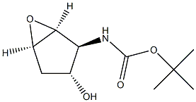 Carbamic acid, [(1R,2R,3S,5S)-3-hydroxy-6-oxabicyclo[3.1.0]hex-2-yl]-, 1,1- Structure