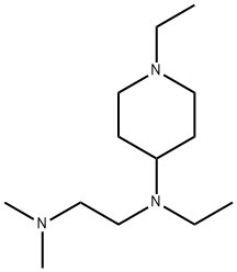 1,2-에탄디아민,N-에틸-N-(1-에틸-4-피페리디닐)-N,N-디메틸-(9CI) 구조식 이미지