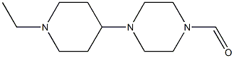 1-Piperazinecarboxaldehyde,4-(1-ethyl-4-piperidinyl)-(9CI) 구조식 이미지