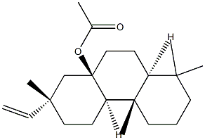 (4aS)-7α-Ethenyl-1,3,4,4a,4bα,5,6,7,8,9,10,10aα-dodecahydro-1,1,4aβ,7-tetramethylphenanthren-8aβ(2H)-ol acetate Structure