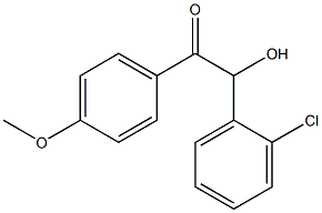 2-Chloro-4''-methoxybenzoin Structure