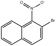 2-bromo-1-nitronaphthalene 구조식 이미지