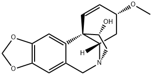 (5α,11S,13β,19α)-1,2-Didehydro-3α-methoxycrinan-11-ol Structure