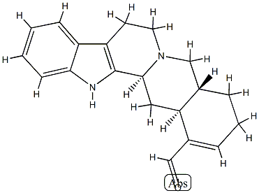 16,17-Didehydroyohimban-16-carbaldehyde Structure