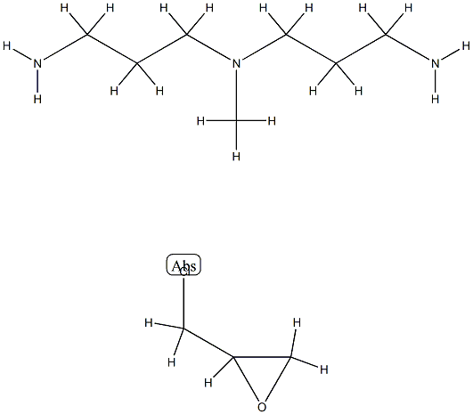 클로로메틸옥시란 N-(3-아미노프로필)-N-메틸-1,3-프로판디아민 폴리머 구조식 이미지