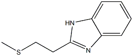 1H-Benzimidazole,2-[2-(methylthio)ethyl]-(9CI) Structure