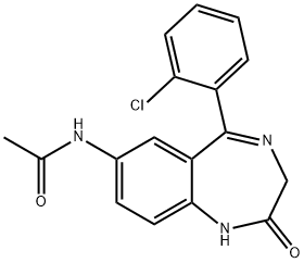 7-acetamidoclonazepam Structure