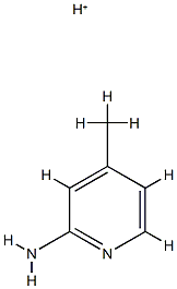 2-Pyridinamine,4-methyl-,conjugatemonoacid(9CI) Structure