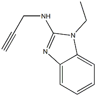 1H-Benzimidazol-2-amine,1-ethyl-N-2-propynyl-(9CI) Structure