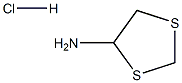1,2-Dithiolan-4-amine,hydrochloride (1:1) Structure