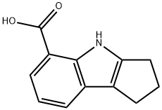 1,2,3,4-TETRAHYDROCYCLOPENTA[B]INDOLE-5-CARBOXYLIC ACID 구조식 이미지