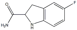 1H-Indole-2-carboxamide,5-fluoro-2,3-dihydro-(9CI) 구조식 이미지