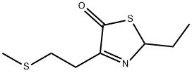 5(2H)-Thiazolone,2-ethyl-4-[2-(methylthio)ethyl]-(9CI) Structure