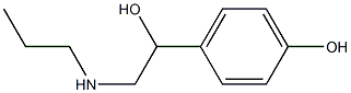 p-Hydroxy-α-[(propylamino)methyl]benzyl alcohol 구조식 이미지