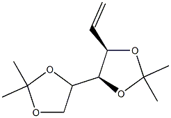 1-O,2-O:3-O,4-O-Diisopropylidene-5,6-dideoxy-5,6-didehydro-D-mannitol 구조식 이미지