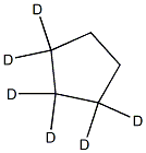 (1,1,2,2,3,3-2H6)Cyclopentane Structure