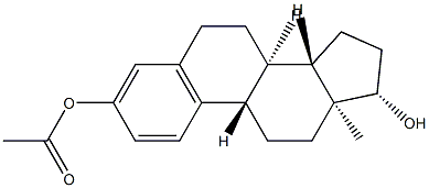 β-Estradiol 3-acetate Structure